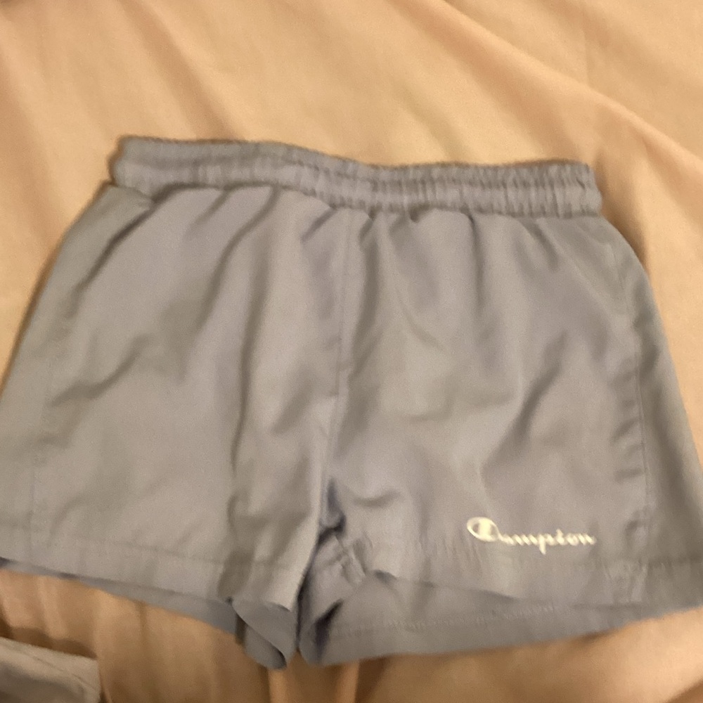 Champion Women's Light Gray Athletic Shorts